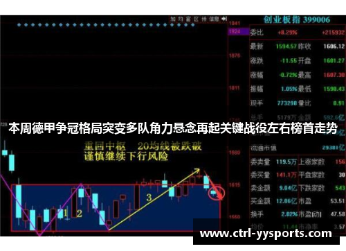 本周德甲争冠格局突变多队角力悬念再起关键战役左右榜首走势
